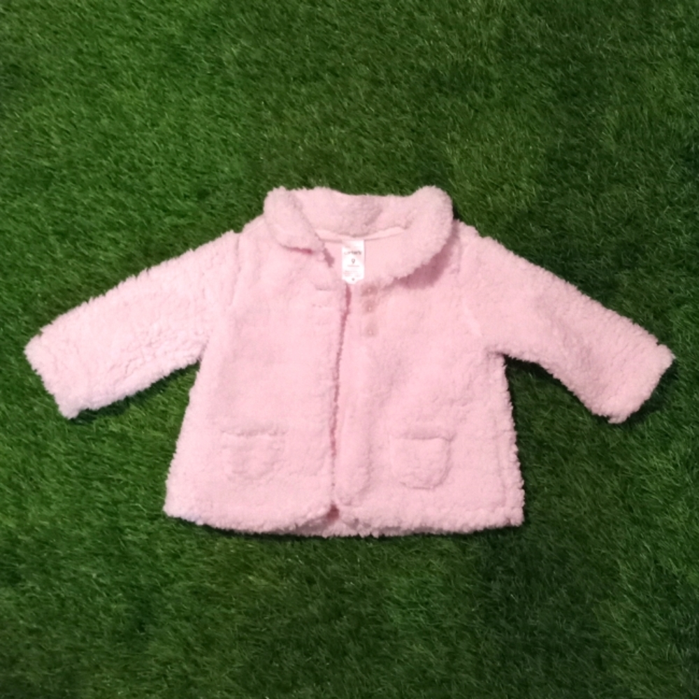 NWOT Carter's Baby Girl Pink Sherpa Fleece